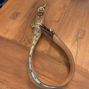 Coach Belt Brown and Tan